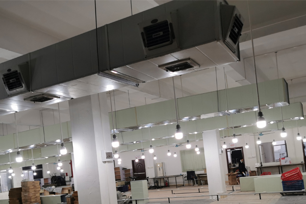 夏季粉尘多的化工车间怎么通风降温?