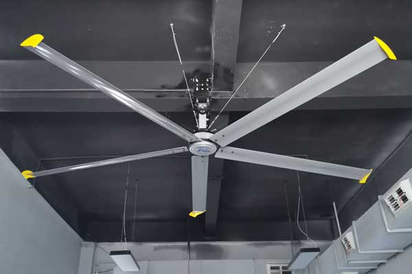 高大空间的仓储物流为什么要使用工业大吊扇?