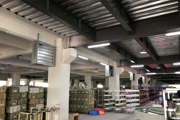 厂房车间大面积面积快速降温使用什么设备?