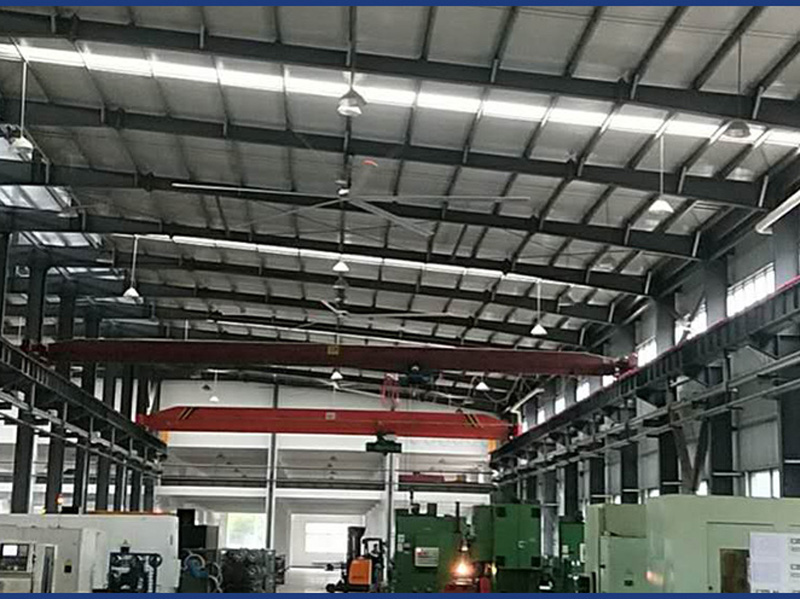 工业大吊扇帮助高大厂房车间度过炎炎夏日