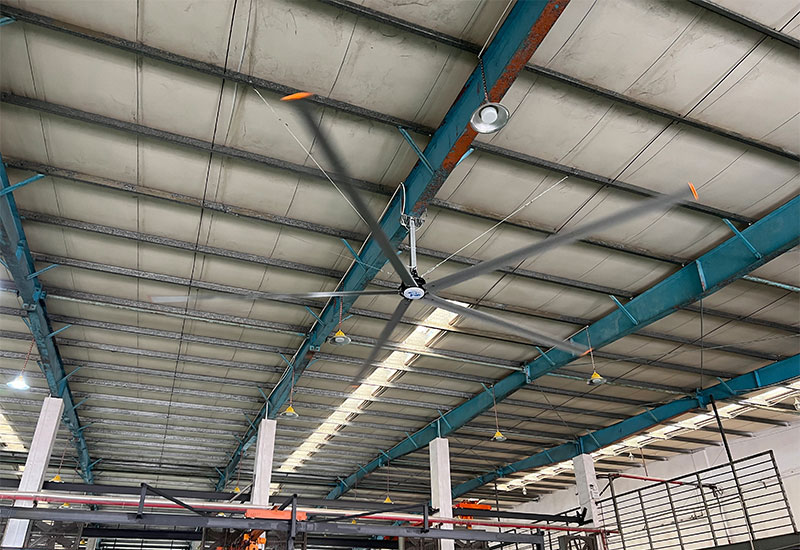 美硕风·风尚系列HVLS大型大风扇(俗称:“工业大风扇”)高大空间通风降温神器